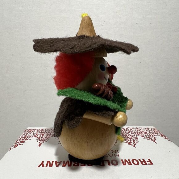 Steinbach PINECONE LADY Vintage LEAVES Wooden German Christmas Ornament - Picture 3 of 11